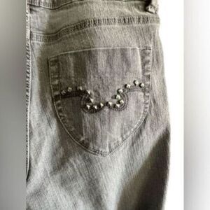 VINTAGE! JORDACHE  Women’s Black Wash Straight Crop Jeans - Size 4